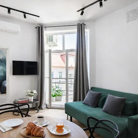 Old Town Love Ac Wifi Smart Tv King Size Bed Parking Balcony Elevator * Kraków